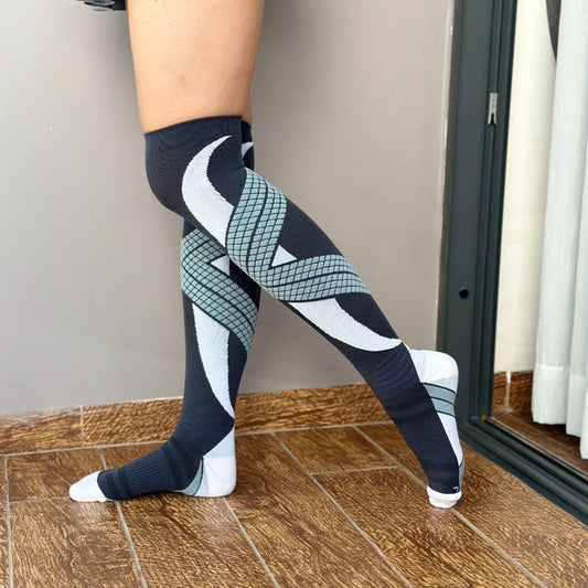 Heather Gray Compression Socks